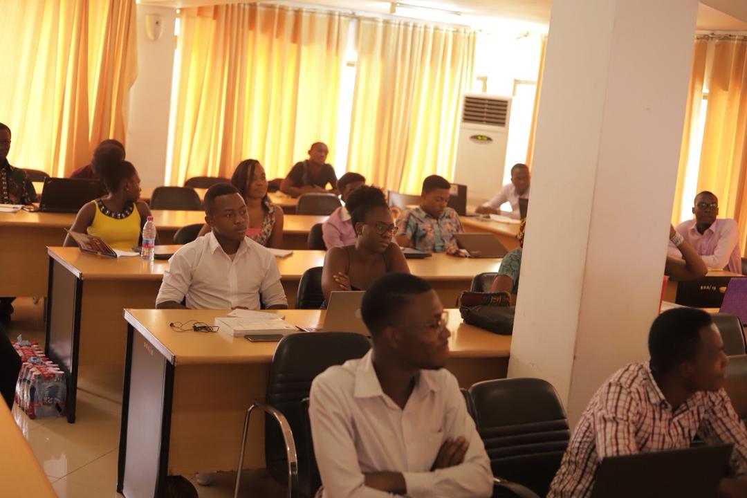 Young African professionals attending a Finex Initiative classroom session